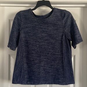Anthropologie Navy Blue Top